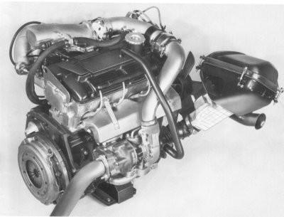 Moteur de la Peugeot 505 Turbo Injection Phase 1