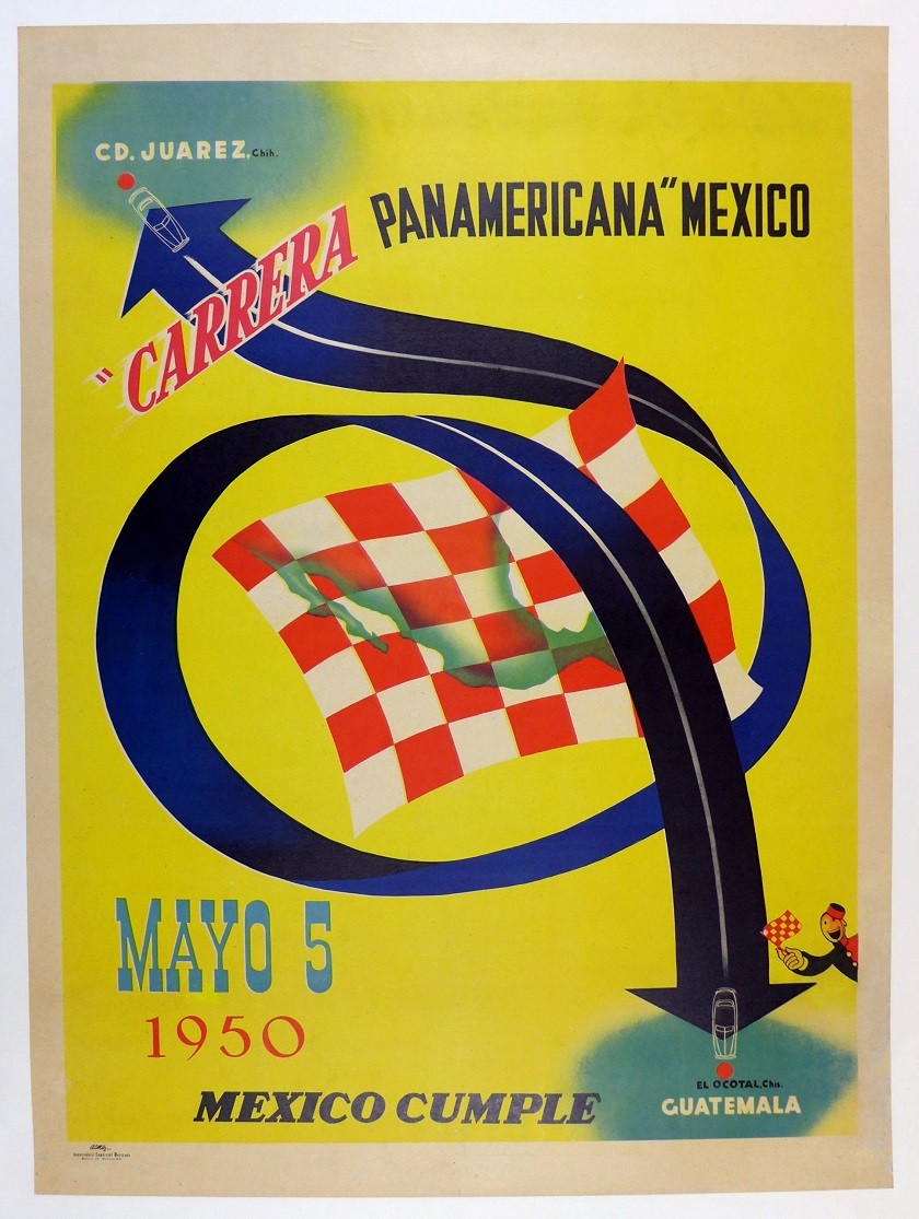 Affiche Panamericana 1950 